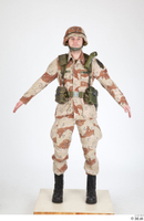  Photos Army Man in Camouflage uniform 7 20th century US Army a poses camouflage whole body 0001.jpg